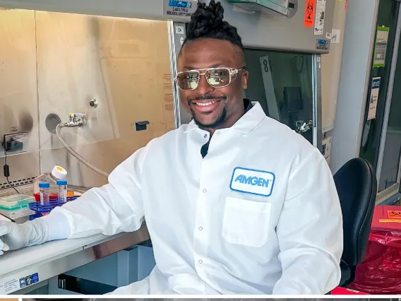 Collage of four students 