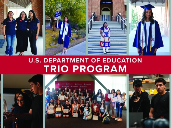 Images of TRIO students