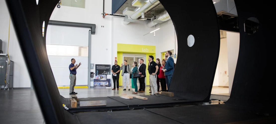 ACA visit to the Applied Research Building