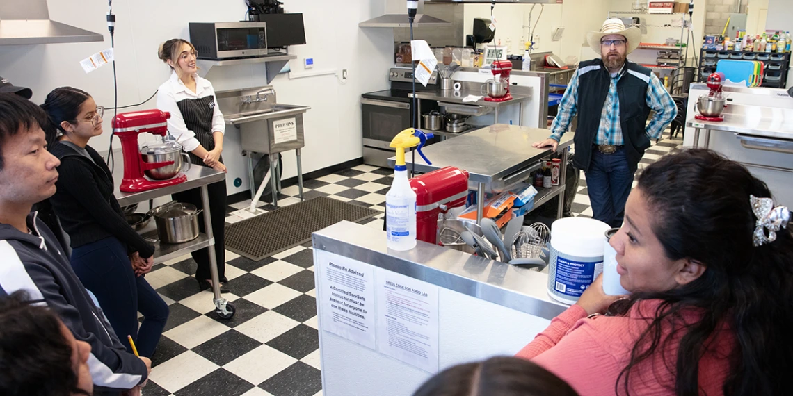 tour of industrial kitchen